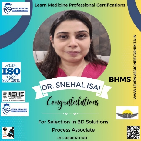 Dr. Snehal Isai selection poster