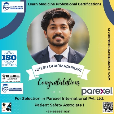 Hitesh Dharmadhikari selection poster