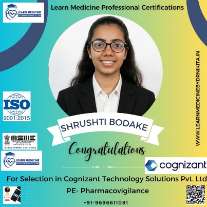 Shrushti Bodake selection poster