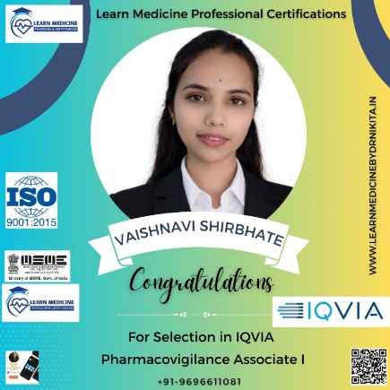Vaishnavi Shirbhate selection poster